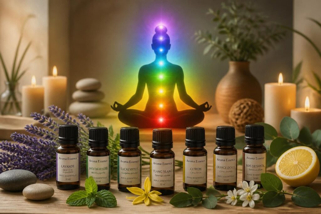 découvrez comment utiliser les huiles essentielles pour équilibrer et harmoniser vos chakras, et ainsi revitaliser vos énergies de manière naturelle et bienveillante.