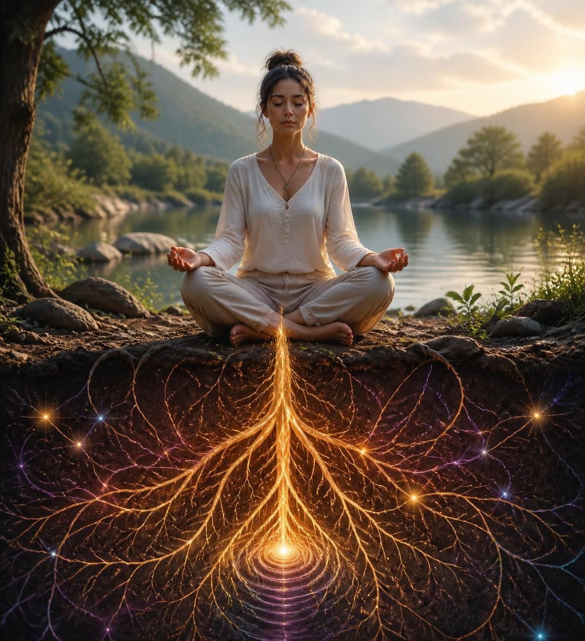 découvrez des techniques efficaces de méditation d'ancrage et de nettoyage énergétique pour harmoniser et équilibrer votre énergie intérieure au quotidien.