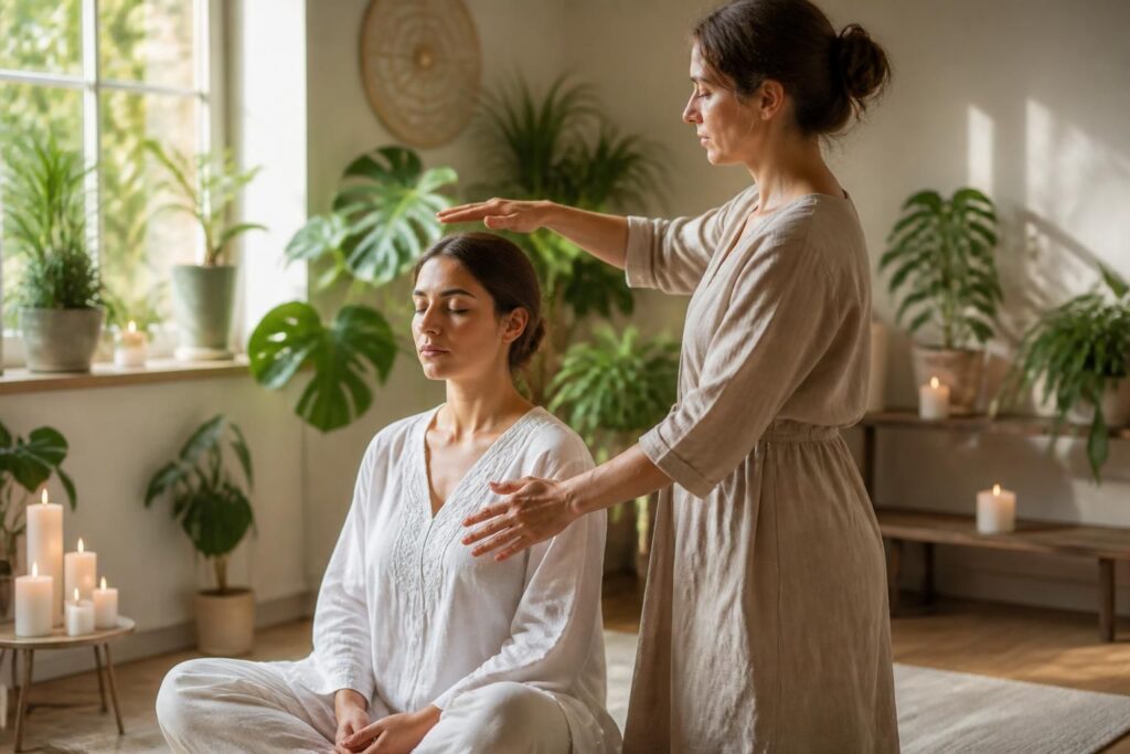 découvrez comment pratiquer le reiki grâce à ce guide pour débutants et apprenez à ressentir ses bienfaits apaisants et énergétiques.