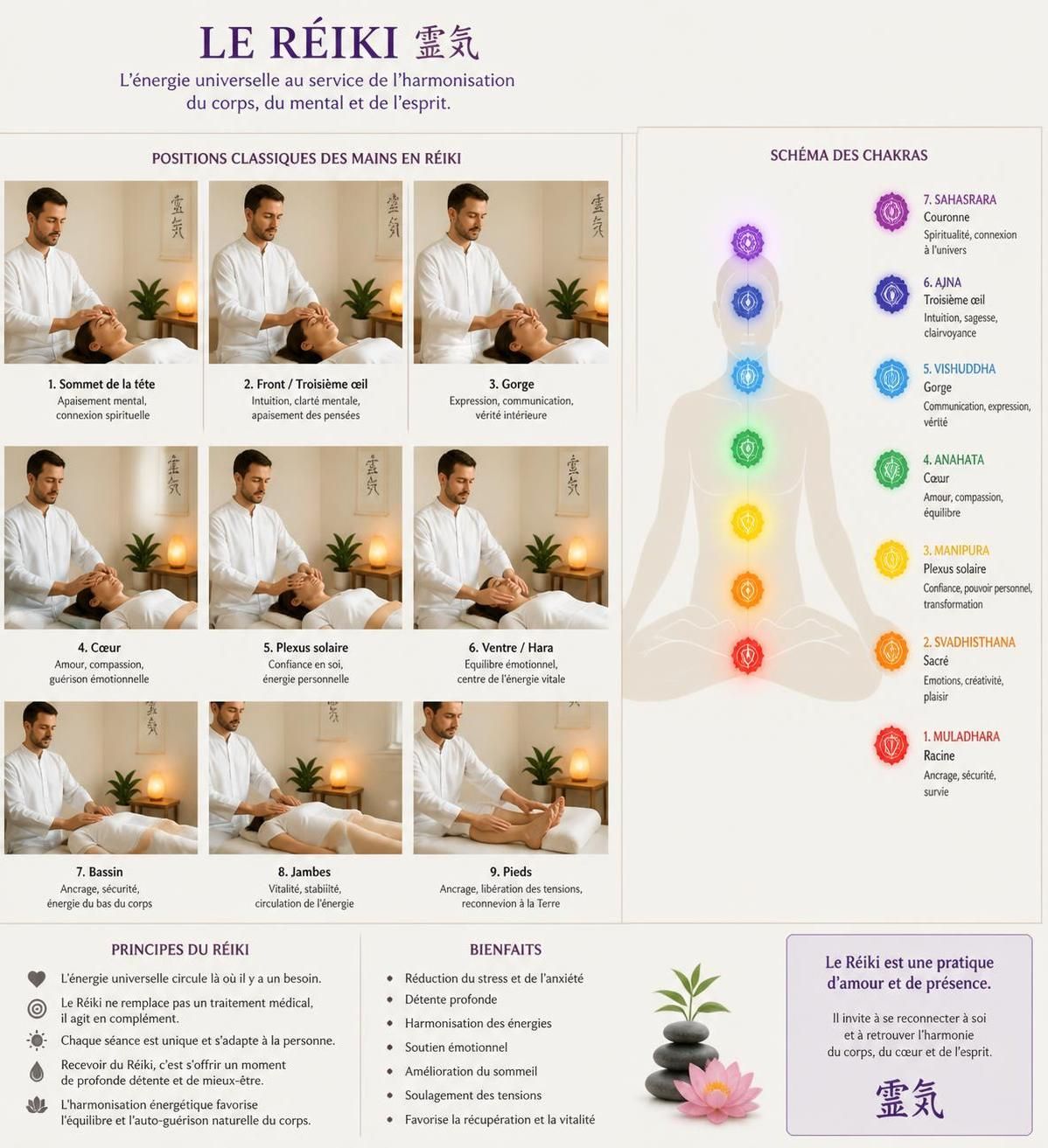 découvrez notre guide complet pour débuter la pratique du reiki et apprendre à ressentir ses bienfaits sur le corps et l'esprit.