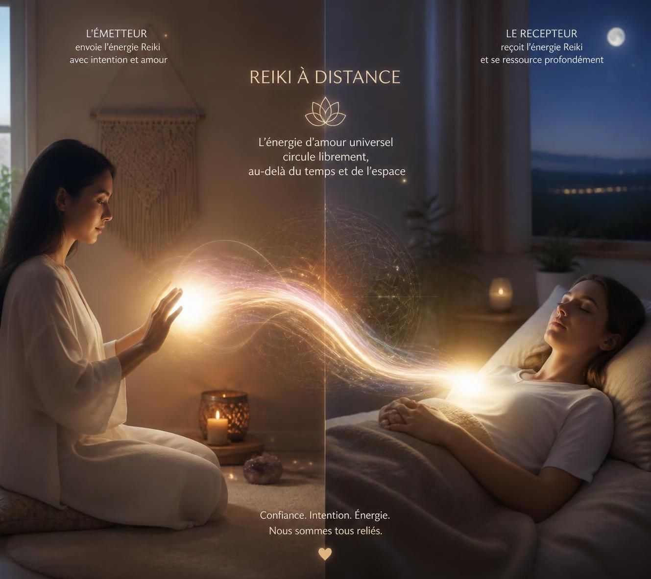 découvrez ce qu'est le reiki à distance, une technique énergétique qui permet de recevoir des bienfaits de guérison sans contact physique, et comprenez son fonctionnement pour améliorer votre bien-être.